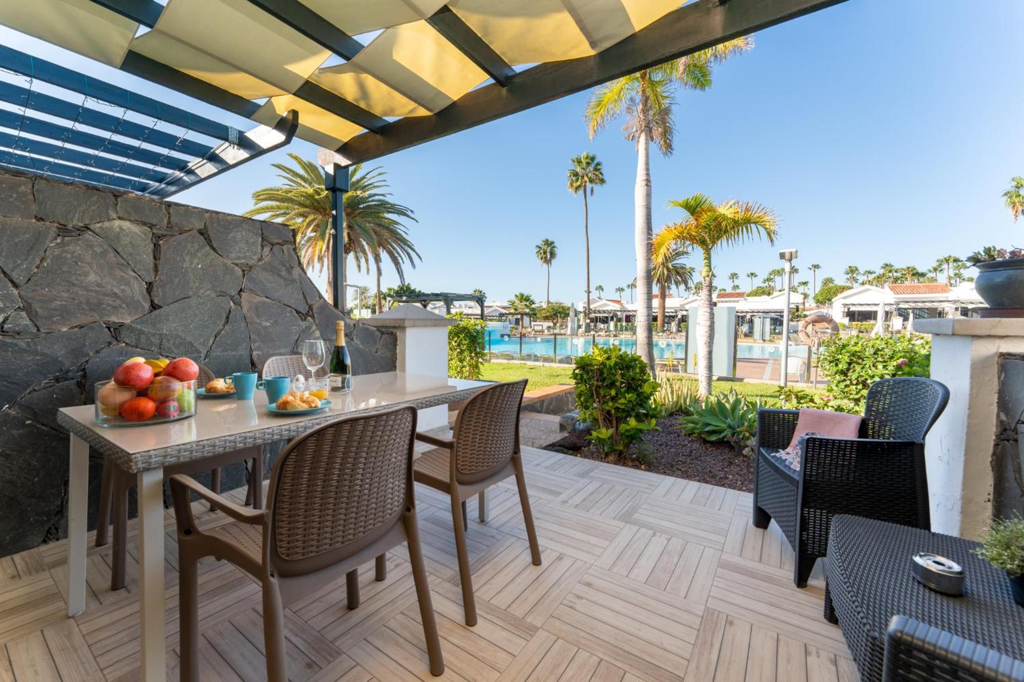 Luxury Poolside Holiday Home Maspalomas  Luaran gambar