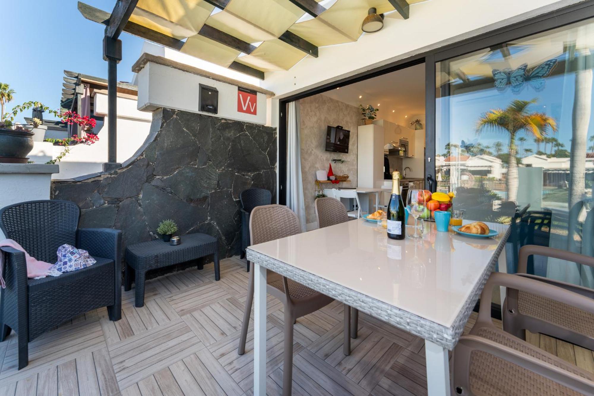 Luxury Poolside Holiday Home Maspalomas  Luaran gambar